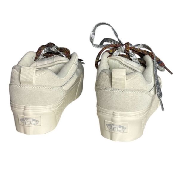 VANS Knu Stack Shoes White Platform Shoes Women 9.5 / men’s 8
